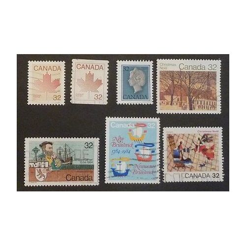 Canada Oblitéré N° 828 Et+ Lot De 7 Timbres De 1983-84