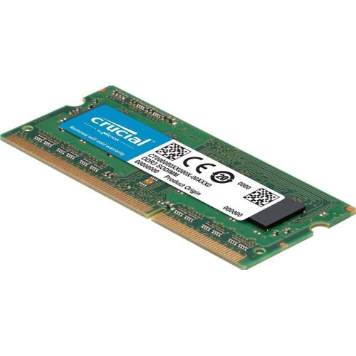 Crucial CT102464BF160B Mémoire de 8GB DDR3L 1600 MT/s (PC3L-12800) SODIMM 204-Pin