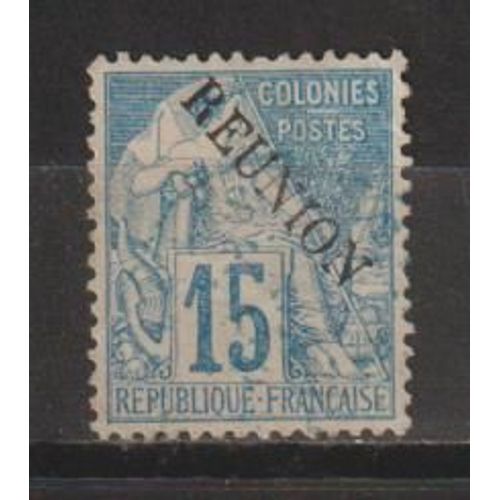 Île De La Réunion, 1891, Type Alphée Dubois Surchargé, N°22, Oblitéré.