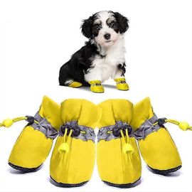 Protecteur De Pattes De Chaussure De Chien (4pcs-Jaune)