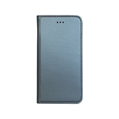 Etui Folio A Rabat Iphone 6 6s (4"7) Gris Métal Eco-Cuir (Pu)