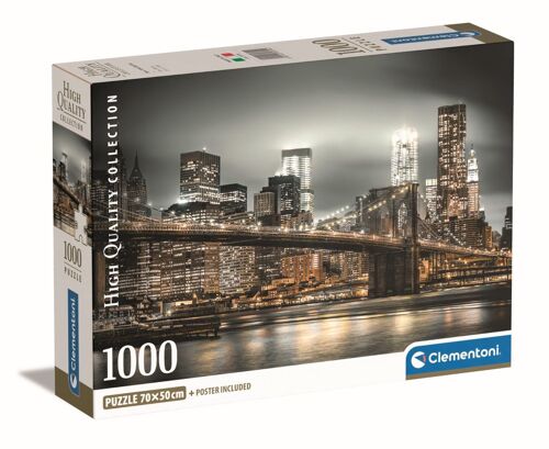 Puzzle Adulte Compact 1000 Pièces - New York Skyline