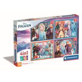 Puzzle Enfant Puzzle 4 En 1 - La Reine Des Neiges
