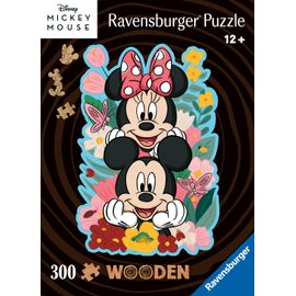 Puzzle Puzzle En Bois - Forme - 300 P - Mickey Et Minnie