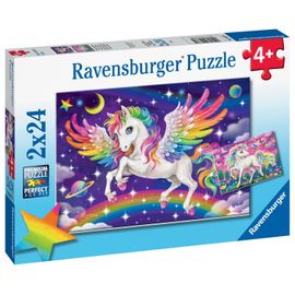 Puzzle Puzzles 2x24 P - Licorne Et Pégase