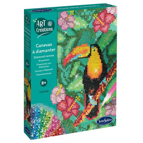 Art & Créations Art & Creations Canevas A Diamanter - Toucan