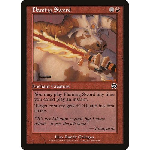 Flaming Sword Mercadian Masques (Mmq) Vo