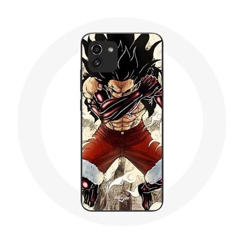 Coque Pour Samsung Galaxy A03 Luffy Gear 5 One Piece Anime Manga