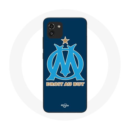 Coque Pour Samsung Galaxy A03 Olympique De Marseille Om Logo Bleu