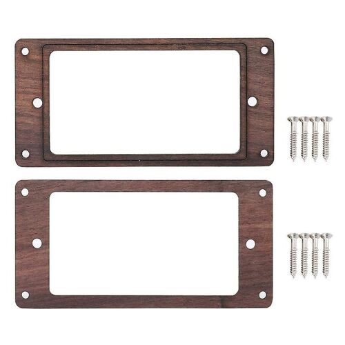 2 Pcs Guitares Électriques En Bois Humbucker Guitare Micro Cadre Micro Anneau De Montage