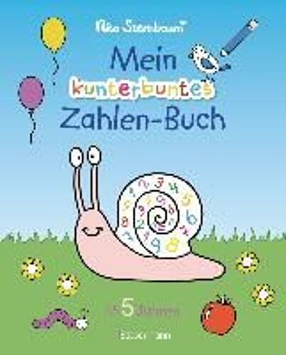 Mein Kunterbuntes Zahlen-Buch. Spielerisch Die Zahlen Von 1 Bis 20 Lernen. Für Vorschulkinder Ab 5 Jahren. Durchgehend Farbig