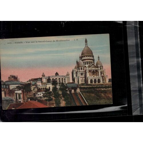 Carte Postale 75 Paris 18 Vue Sur Le Sacré Coeur De Montmartre 012 En L'état Sur Les Photos
