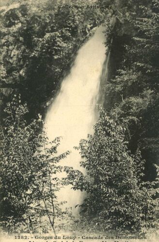 Carte Postale De Gourdon (Alpes Maritimes) Gorges Du Loup : Cascade Des Demoiselles (Réf.1282)