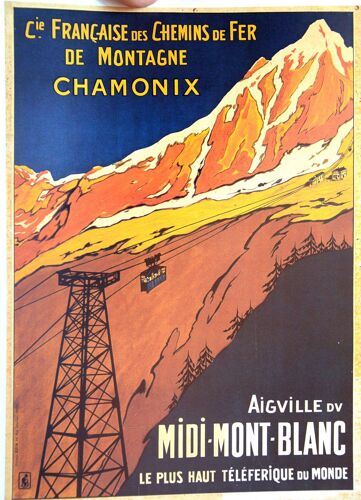 Affiche Chamonix