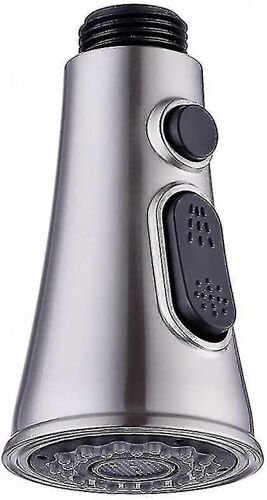 Robinets de cuisine Tête de pulvérisation de remplacement pour mitigeur, pomme de douche Pomme de douche 2 Jets Chrome Robinet de cuisine Robinet évier Robinet