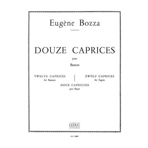 Eugène Bozza : Douze Caprices Pour Basson