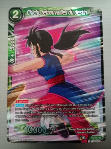 [Fr] Dragon Ball Super Carte Tb2-037 R Chichi, Retrouvailles Du Destin