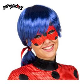 Perruque Et Mi Masque Ladybug En Bo?Te Pour Femme (Taille Unique Adulte)
