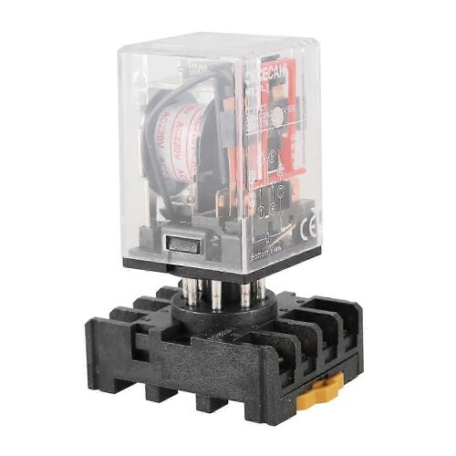 MK2P-I Coque Transparente DPDT AC220V Bobine Relais Relais Socket Base g20242186557