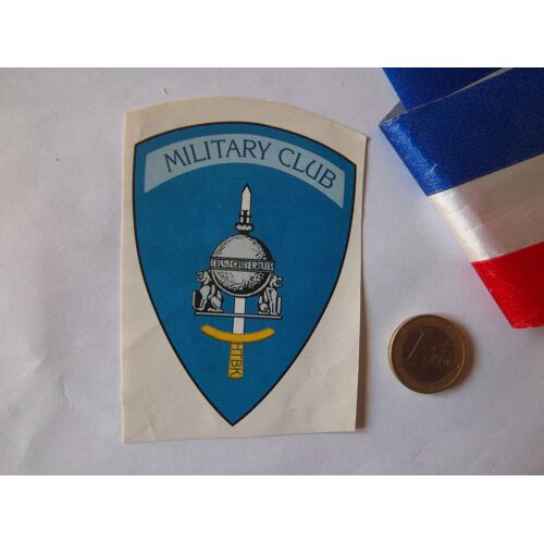 Autocollant Vintage ! Military Club