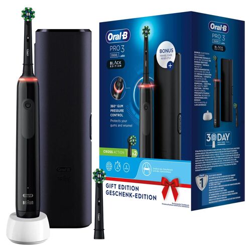 Oral-B Pro 3 3500 Black Edition Jas22 Mit Reise-Etui