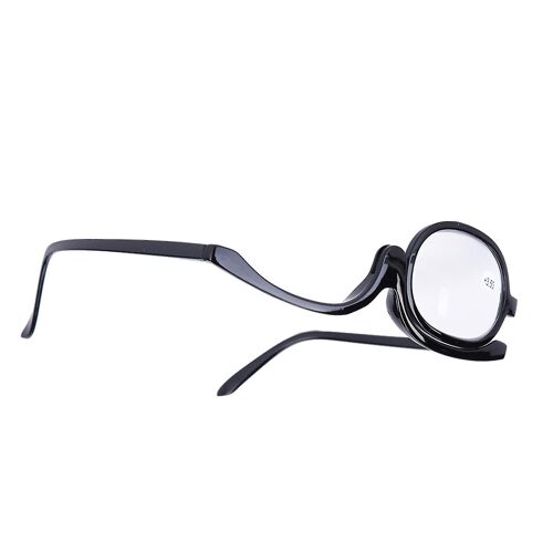 Magnifier Les Lunettes De Maquillage Des Yeux À Lentille Unique Lunettes Rotatives Femmes Maquillage Outil Essentiel 1pc