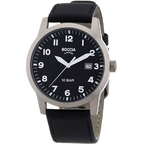 Mens Watch Boccia 3631-01, Quartz, 38mm, 10atm
