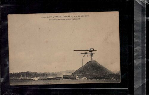 Carte Postale Rare Nancy Jarville Legagneux Évoluant Autour Du Crassier En L'état Sur Les Photos