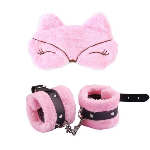 Masque Pour Les Yeux Avec Menottes D'esclave De Retenue, Jouet Fétichiste Bdsm Pour Femmes Et Couples, Cosplay