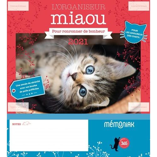 L'organiseur Miaou - Pour Ronronner De Bonheur - Edition 2021