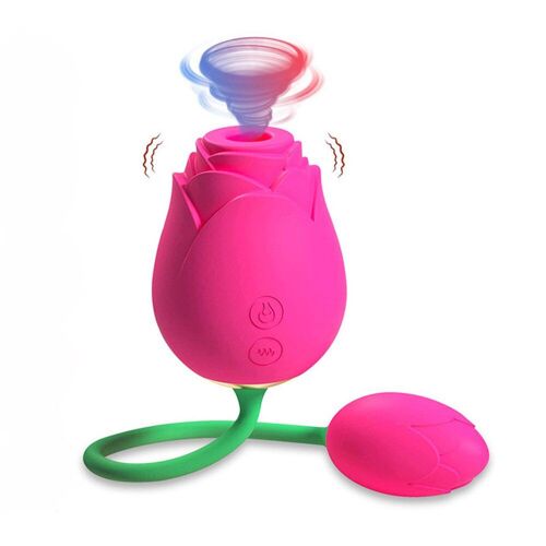 Vibromasseur 2 En 1 Pour Femme, Succion Du Clitoris, Boule De Masturbation, ¿Uf Vibrant, Stimulateur De Mamelon, Vaginal, Anal, Jouets Sexuels