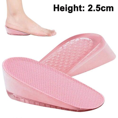 1 Paire De Semelles Intérieures D'augmentation De Hauteur De Gel, Coussin De Coussin De Talon D'amortisseur, Inserts De Chaussures De Levage De Hauteur Pour Hommes Et Femmes