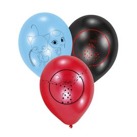 Amscan Europe Gmbh 6 Ballons Latex "Miraculous", 22.8 Cm/9