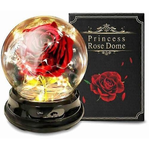 Fleurs préservées Fleur éternelle Rose de velours éternel Fleur artificielle Petit Prince Cadeau créatif Saint-Valentin