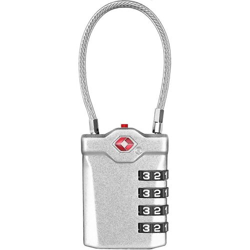 Cadenas à code numérique, serrure de valise, serrure à bagages avec affichage d'alarme d'ouverture pour valises de voyage, sacs de voyage, étuis à armes à feu, sacs à dos, casier à combinaison