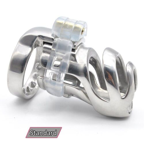 Cage Standard En Acier Inoxydable 316l Pour Homme, Dispositif De Chasteté, Ceinture Avec Anneau De Pénis, Jouets Sexuels Pour Adultes, A359-2