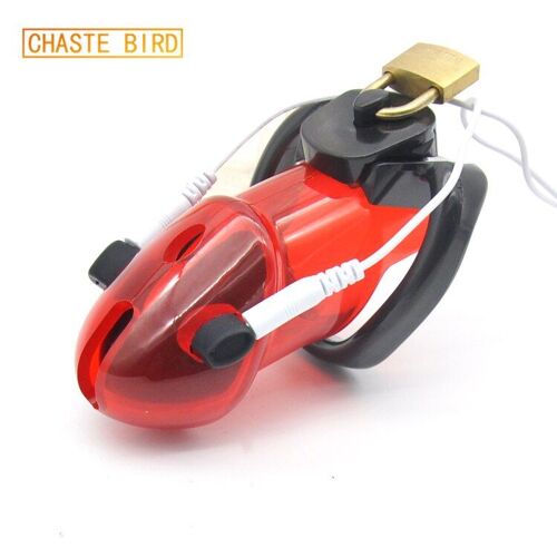 Cage De Chasteté En Polycarbonate Pour Homme, Dispositif De Verrouillage, 4 Couleurs Au Choix, A178