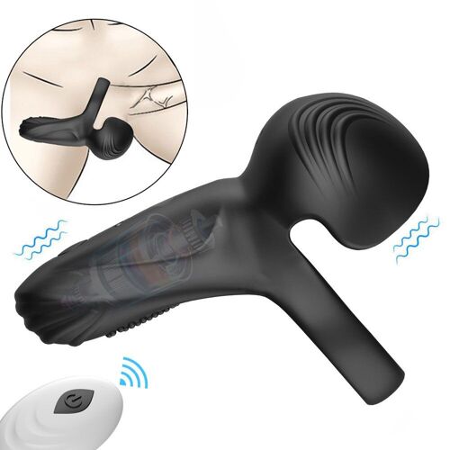 Anneau De Pénis Vibrant Pour Hommes, Jouets Sexuels Pour Hommes, Anneau De Pénis Vibrant, Anneau D'exercice, Stimulateur De Scrotum, Masseur, Jouets Pour Couple Gay