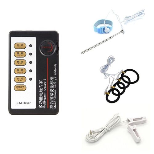 Kit De Jouets Sexuels Sur Le Thème Médical, Électrochoc, Anneaux Électriques Pour Pénis, Son Cathéter, Pinces À Mamelon, Masseurs, Jouets Sexuels Pour Hommes