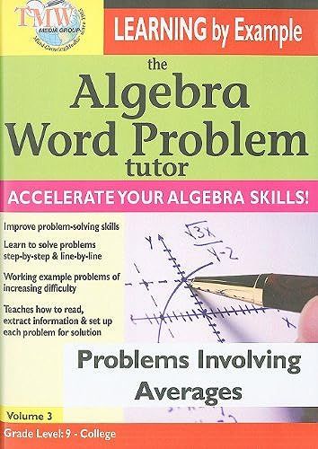 Algebra Word Problem Tutor: Problems Involving [Dvd] [Import]