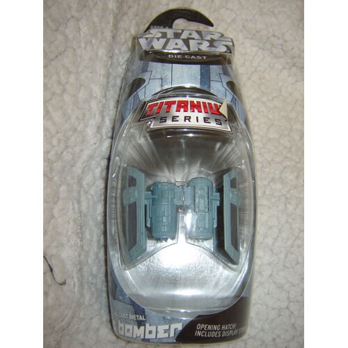 Vaisseau Star Wars Titanium Die Cast Série 2005 : Tie Bomber