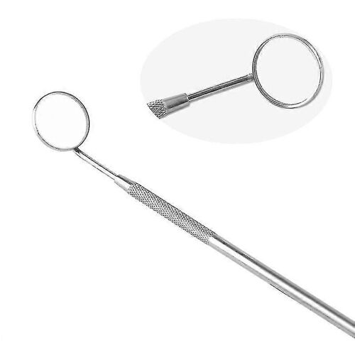 Dental Mirror Anti-buée avec poignée Tooth Mirror Dental Stainless Steel Dentist Tools pour l'inspection du nettoyage des dents 3pcs