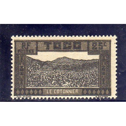 Timbre-Taxe Du Togo (Cotonnier)