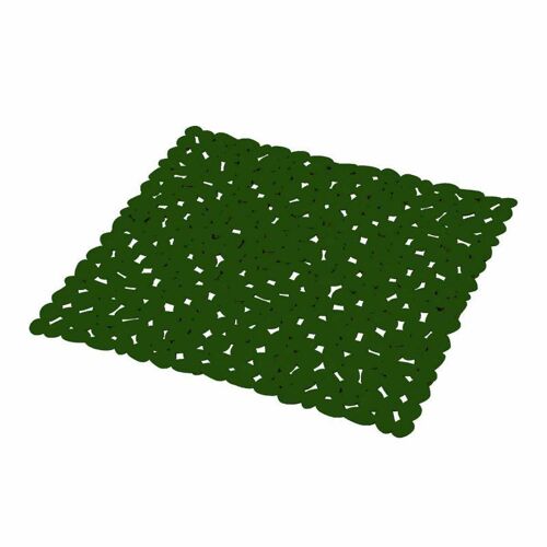 Paris Prix - Fond De Douche Galets "Vitamine Ii" 52x52cm Kaki