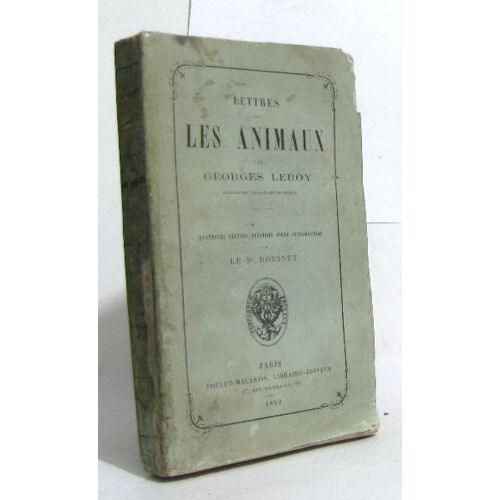 Lettres Sur Les Animaux
