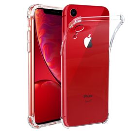 ebestStar - Coque iPhone XR Etui Silicone SLIM Coins rebords renforcés INVISIBLE antichoc, Transparent [Dimensions PRECISES Smartphone : 150.9 x 75.7 x 8.3mm, écran 6.1'']