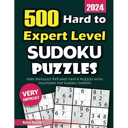 500 Hard To Expert Level Sudoku Puzzles