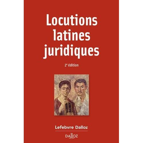 Locutions Latines Juridiques 2ed