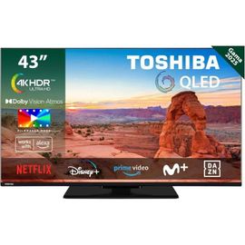 Toshiba 43QV3463DG - 43" QV34 Series TV LCD rétro-éclairée par LED - QLED - Smart TV - VIDAA - 4K UHD (2160p) 3840 x 2160 - HDR - Direct LED