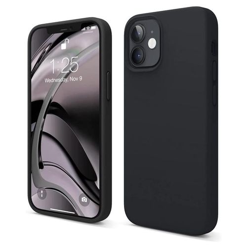 Jaym Pop - Coque De Protection Pour Téléphone Portable - Silicone Liquide - Noir - Pour Apple Iphone 13, 14